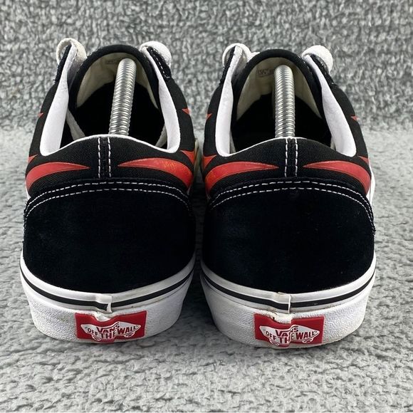 VANS FLAME OLD SKOOL SHOES MANS 11.5 PRINTS LACE UP MULTI COLOR SUEDE SNEAKERS - Picture 6 of 16